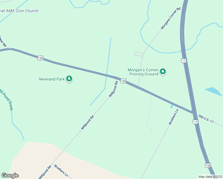 map of restaurants, bars, coffee shops, grocery stores, and more near 1573 Millpond Road in Elizabeth City