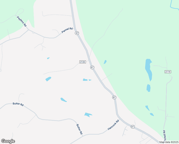 map of restaurants, bars, coffee shops, grocery stores, and more near 9764 North Carolina 87 in Reidsville