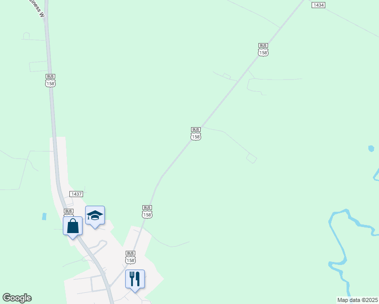map of restaurants, bars, coffee shops, grocery stores, and more near 324 US Highway 158 Business East in Gatesville
