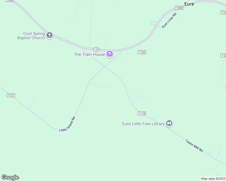 map of restaurants, bars, coffee shops, grocery stores, and more near 76 Little Island Road in Eure