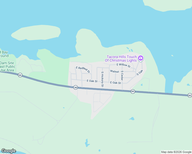 map of restaurants, bars, coffee shops, grocery stores, and more near 13236 South Walnut Road in Claremore