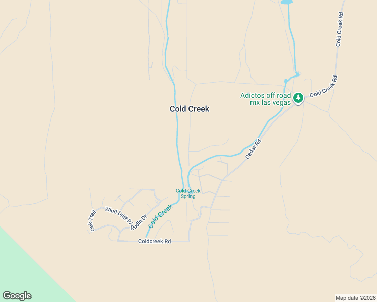 map of restaurants, bars, coffee shops, grocery stores, and more near Bugling Bull Road in Clark County