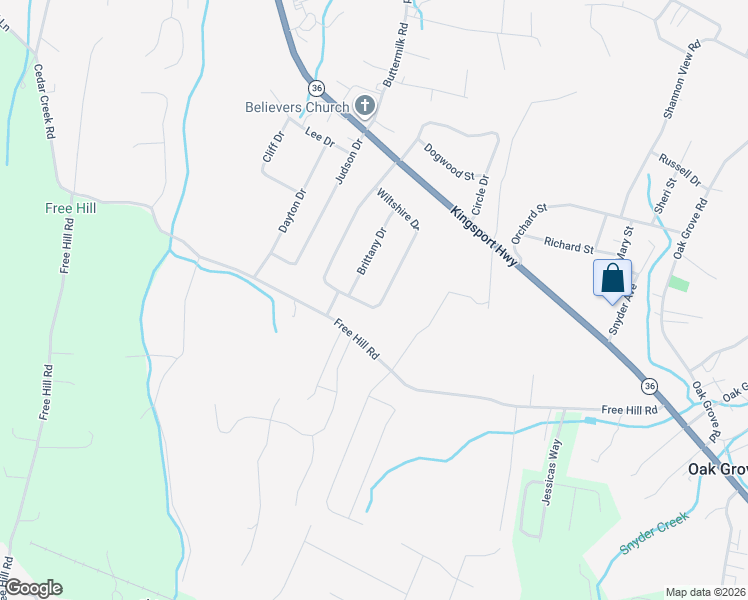 map of restaurants, bars, coffee shops, grocery stores, and more near 316 Wiltshire Drive in Gray