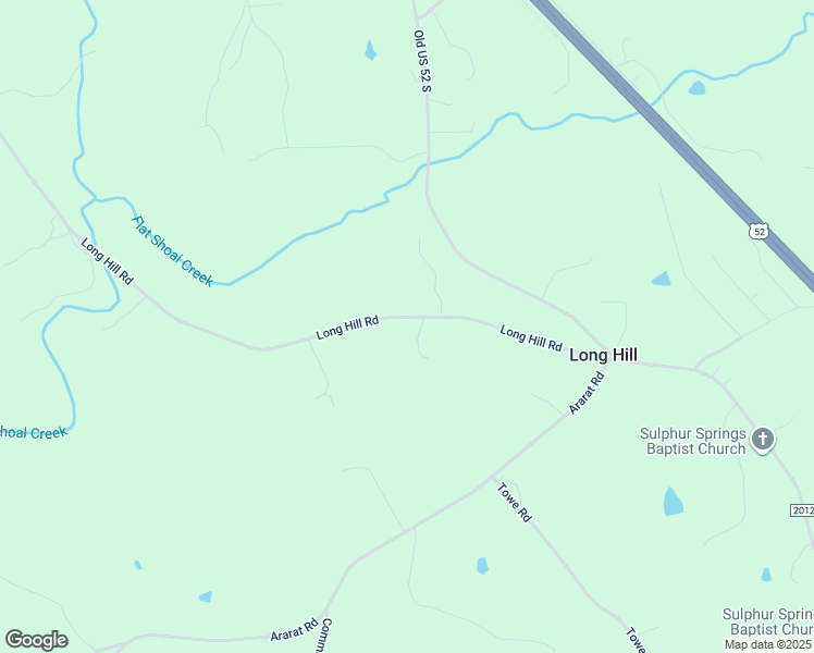 map of restaurants, bars, coffee shops, grocery stores, and more near 1056 Long Hill Road in Pilot Mountain