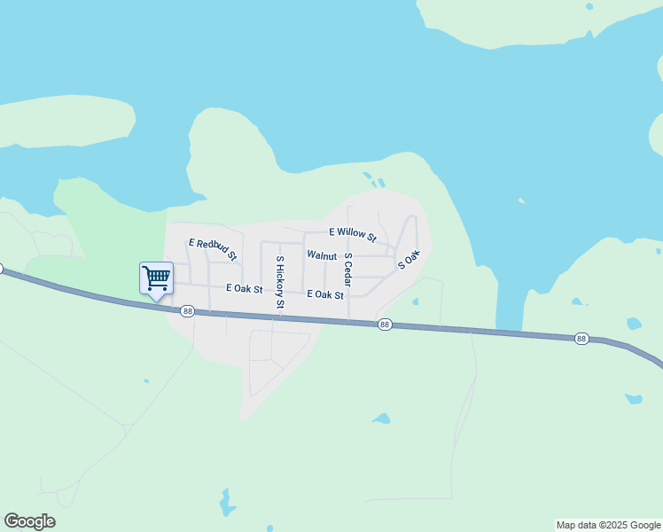 map of restaurants, bars, coffee shops, grocery stores, and more near 9805 East Walnut Road in Claremore