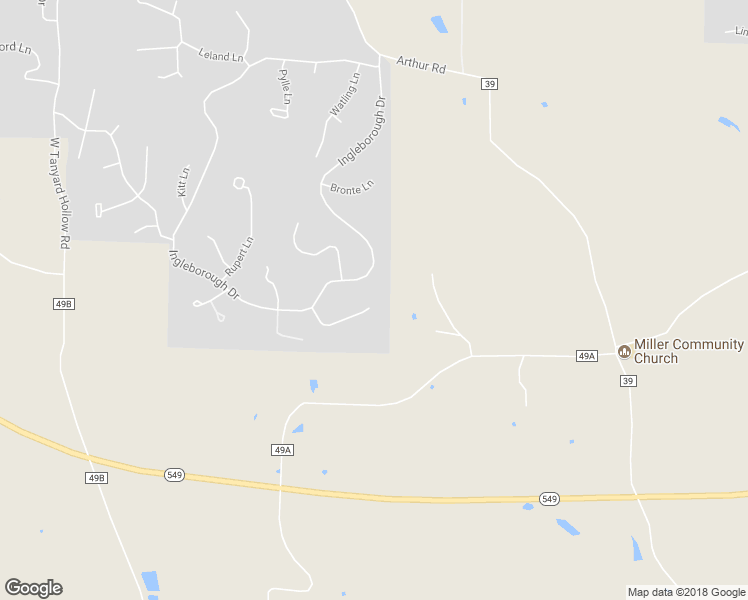 map of restaurants, bars, coffee shops, grocery stores, and more near 17 Swinbrook Lane in Bella Vista