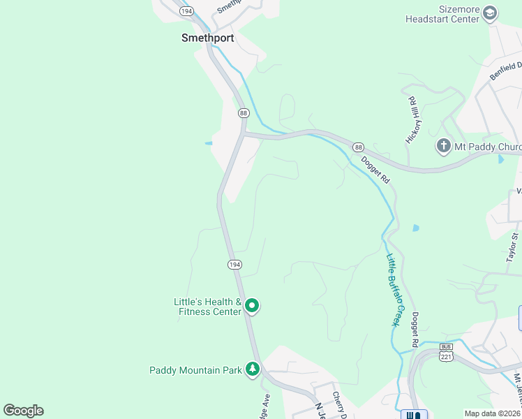map of restaurants, bars, coffee shops, grocery stores, and more near 344 Temple Baptist Church Road in West Jefferson
