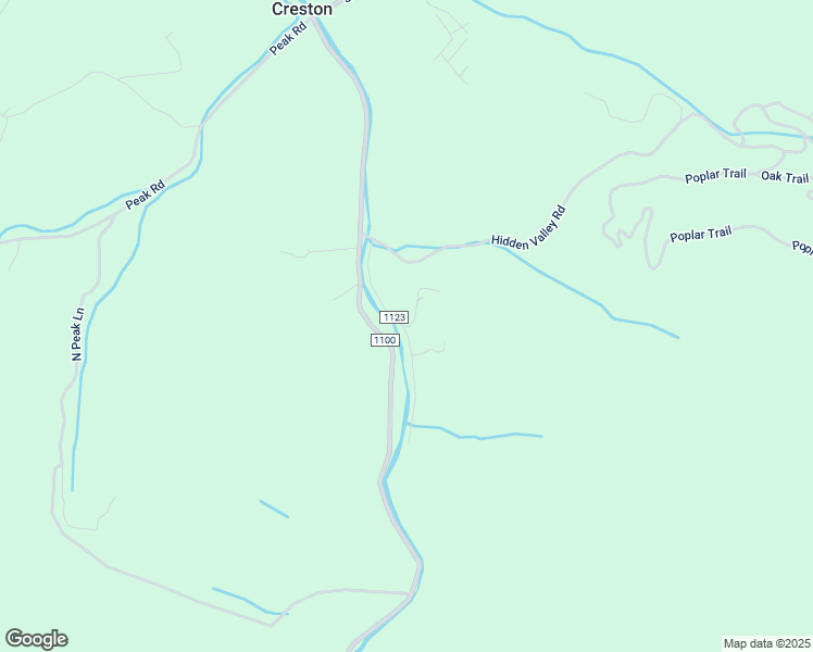 map of restaurants, bars, coffee shops, grocery stores, and more near 360 Eller Road in Creston