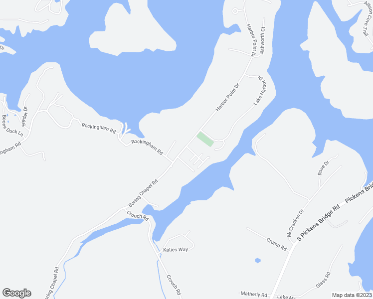 map of restaurants, bars, coffee shops, grocery stores, and more near 570 Boring Chapel Road in Gray