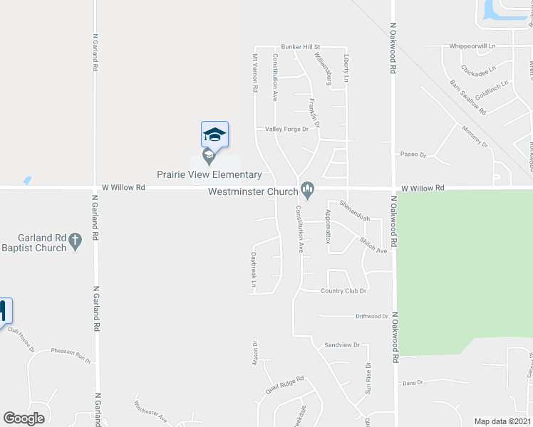 map of restaurants, bars, coffee shops, grocery stores, and more near 4526 Lovell Lane in Enid