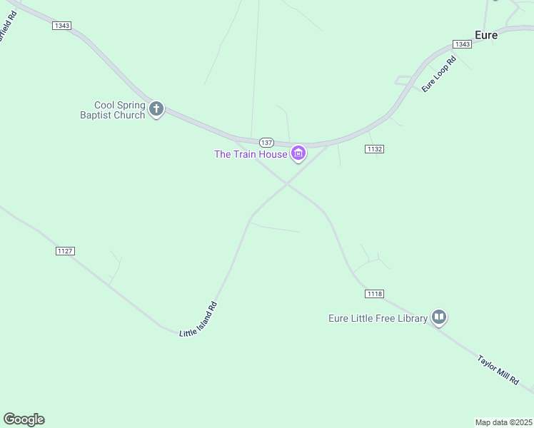 map of restaurants, bars, coffee shops, grocery stores, and more near 64 Little Island Road in Eure