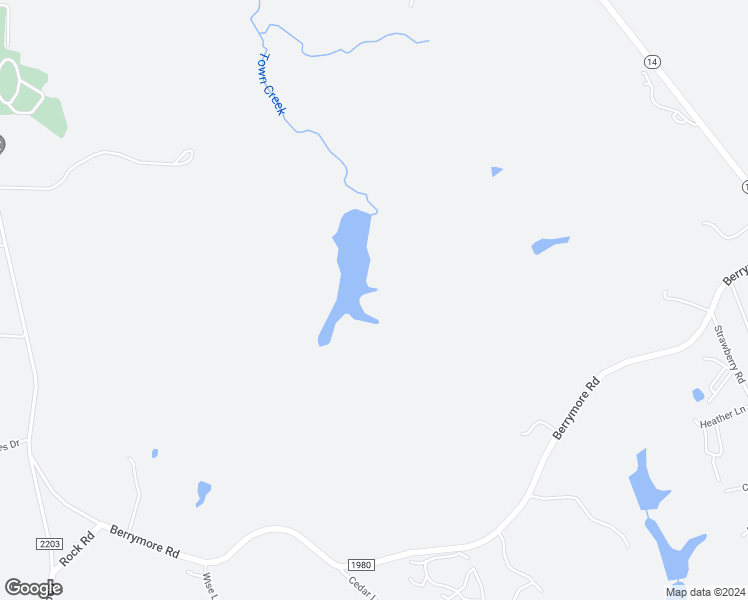 map of restaurants, bars, coffee shops, grocery stores, and more near 1323 Berrymore Road in Reidsville