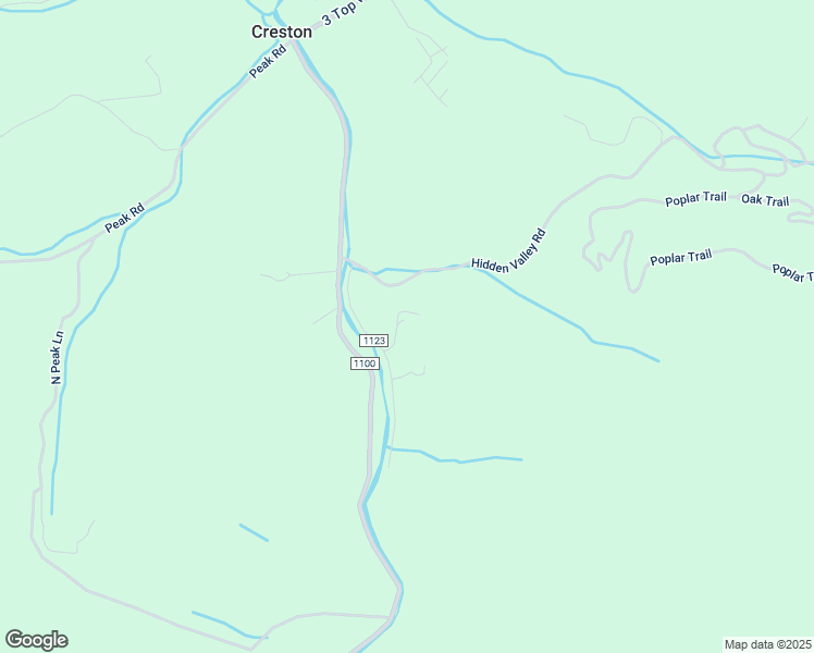 map of restaurants, bars, coffee shops, grocery stores, and more near 331 Eller Road in Creston