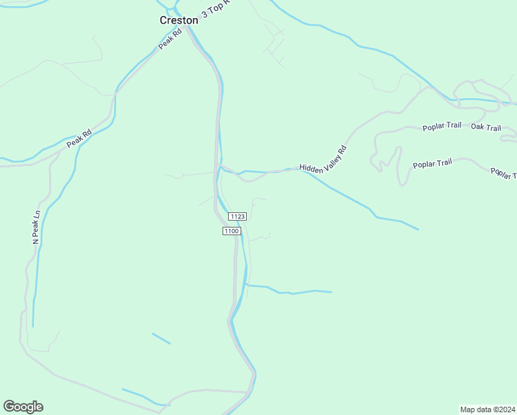 map of restaurants, bars, coffee shops, grocery stores, and more near 331 Eller Road in Creston