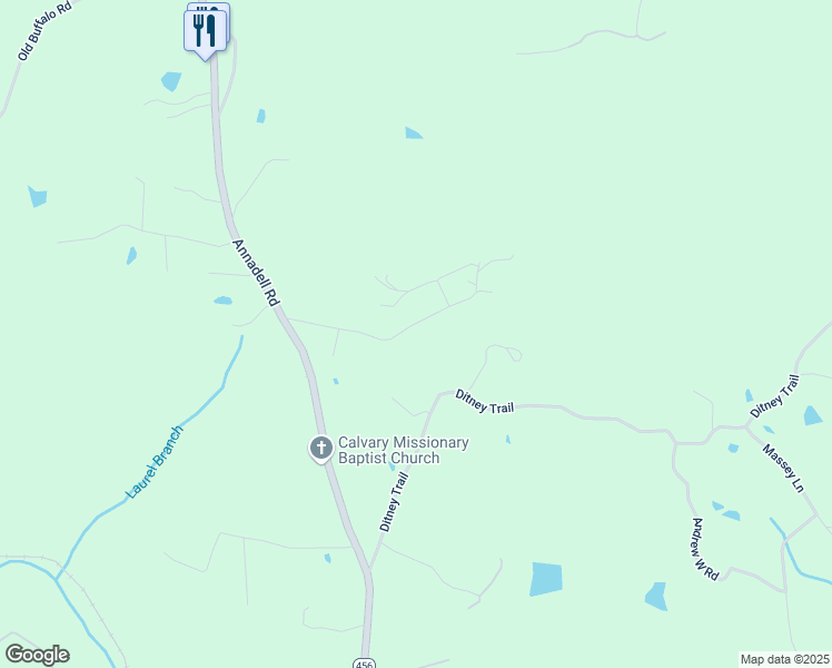 map of restaurants, bars, coffee shops, grocery stores, and more near 521 Ditney Trail in Pioneer