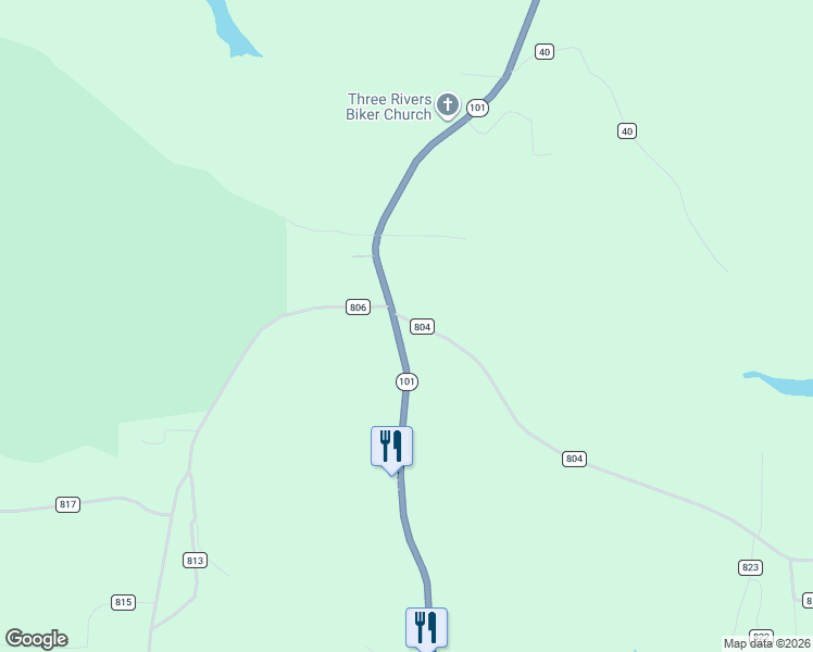 map of restaurants, bars, coffee shops, grocery stores, and more near 31 County Road 804 in Gamaliel