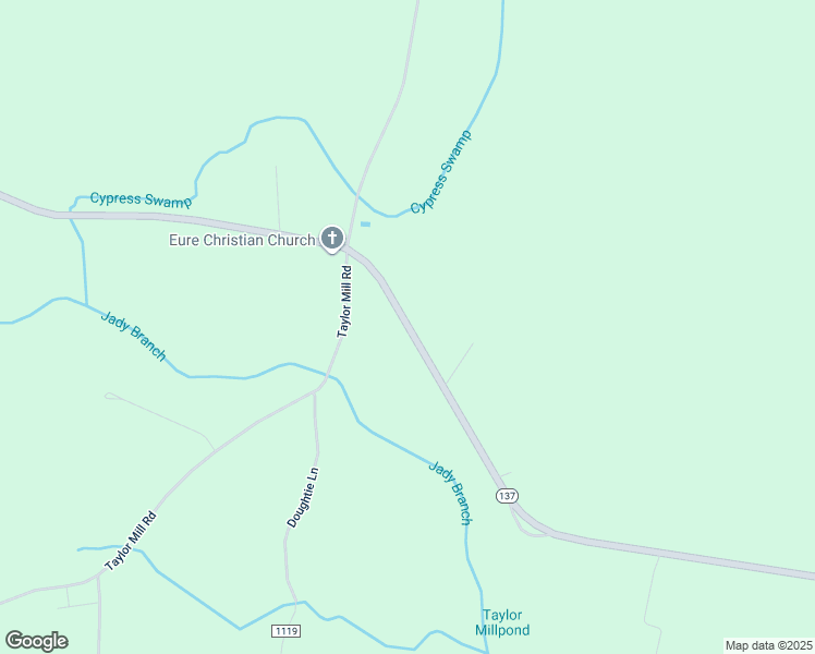 map of restaurants, bars, coffee shops, grocery stores, and more near North Carolina 137 in Gates County
