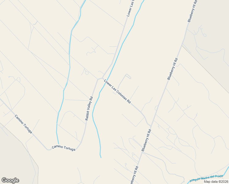 map of restaurants, bars, coffee shops, grocery stores, and more near 293 Lower Las Colonias Road in El Prado