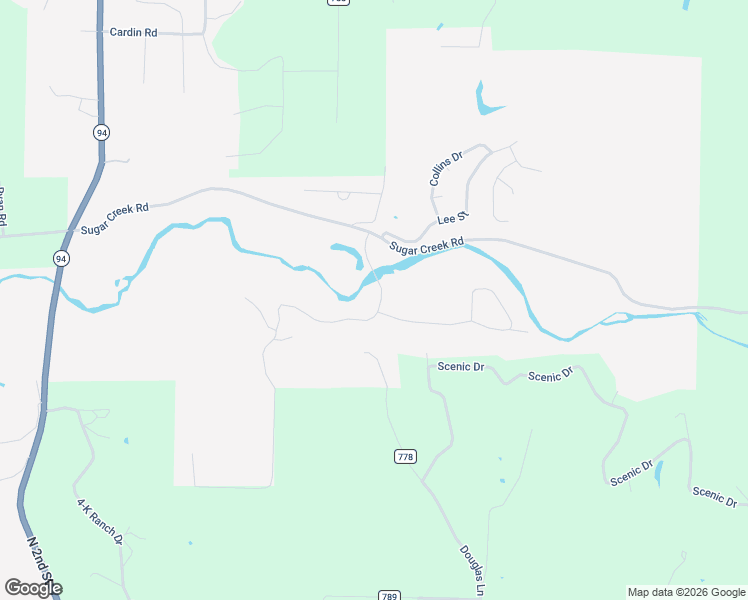 map of restaurants, bars, coffee shops, grocery stores, and more near 2541 Peck Road in Pea Ridge