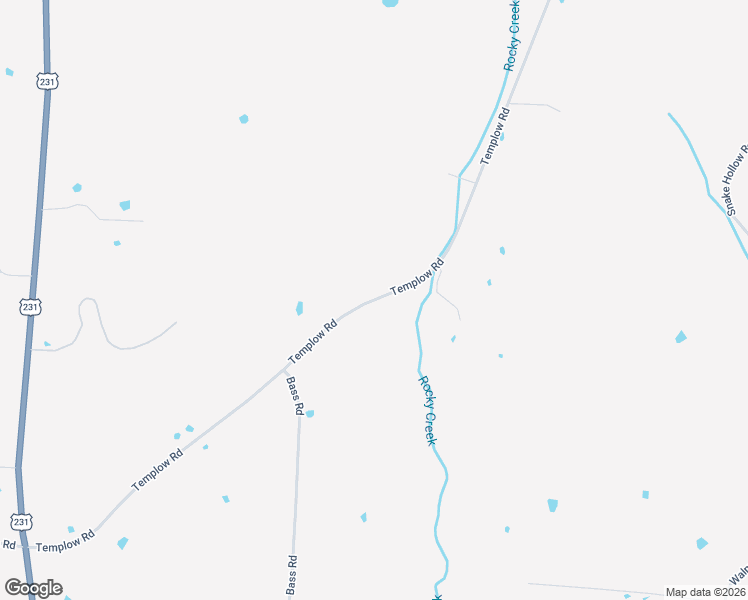 map of restaurants, bars, coffee shops, grocery stores, and more near Templow Road in Trousdale County