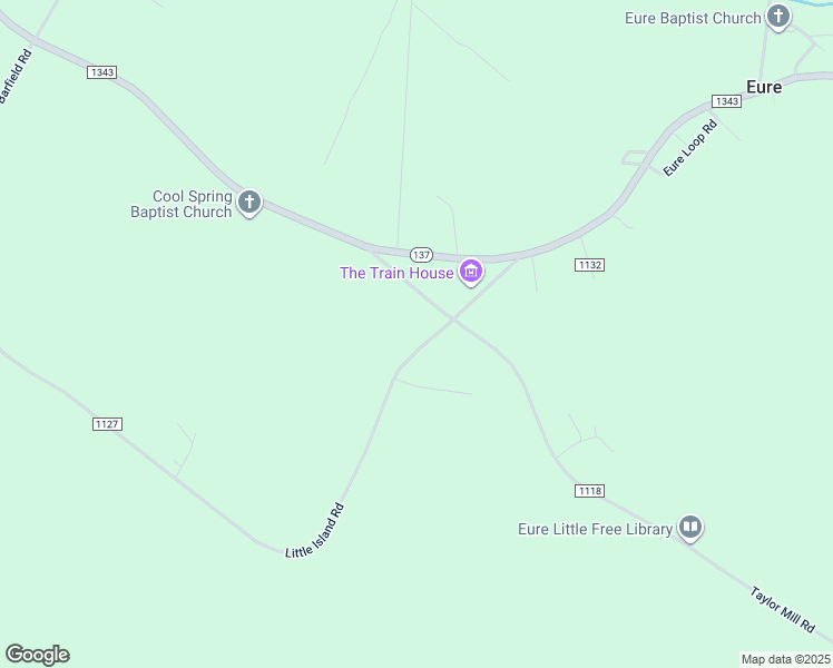 map of restaurants, bars, coffee shops, grocery stores, and more near 51 Little Island Road in Eure