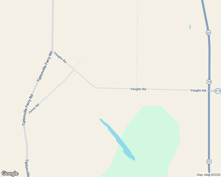 map of restaurants, bars, coffee shops, grocery stores, and more near Vaughn Road in Tiptonville