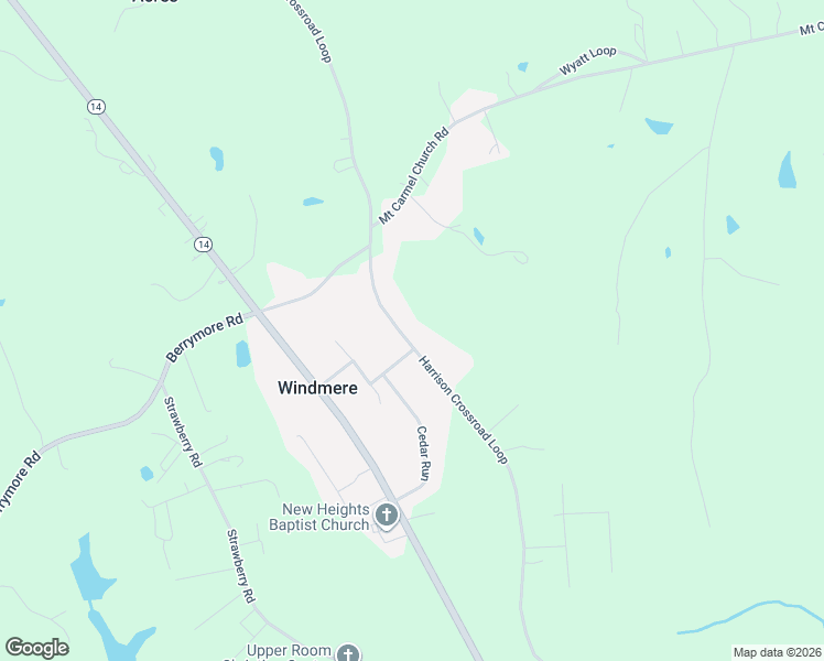 map of restaurants, bars, coffee shops, grocery stores, and more near 1271 Harrison Crossroad Loop in Reidsville