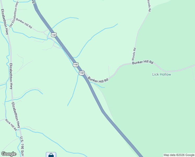 map of restaurants, bars, coffee shops, grocery stores, and more near 461 Bunker Hill Road in Bluff City