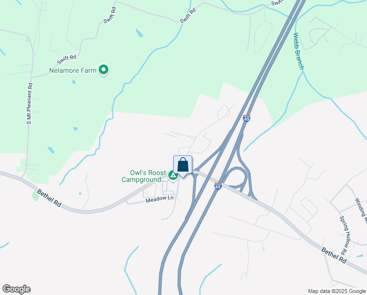 map of restaurants, bars, coffee shops, grocery stores, and more near 2154 Ted Dorris Road in Goodlettsville