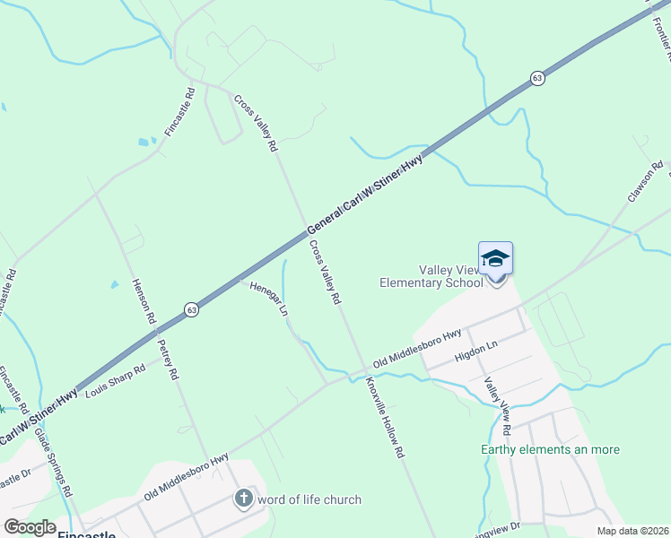 map of restaurants, bars, coffee shops, grocery stores, and more near 238 Cross Valley Road in LaFollette