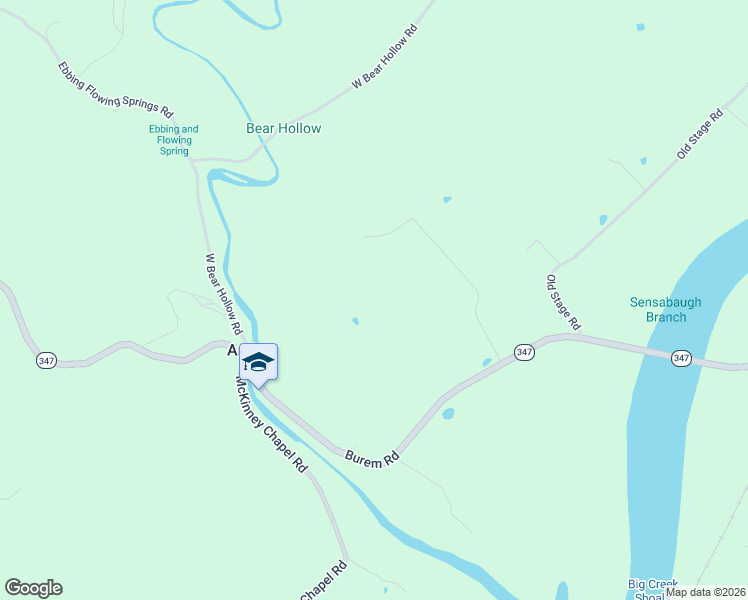 map of restaurants, bars, coffee shops, grocery stores, and more near 963 Burem Road in Rogersville