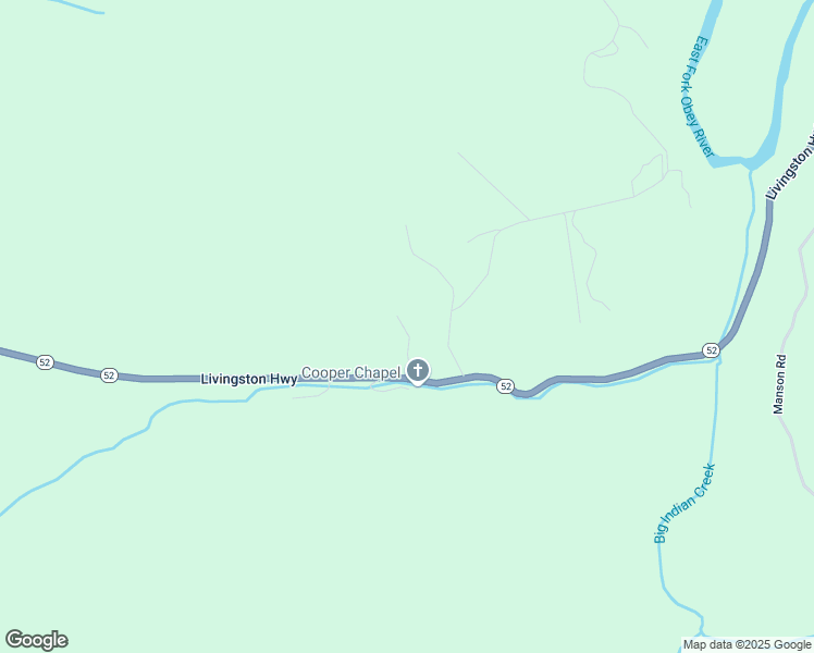 map of restaurants, bars, coffee shops, grocery stores, and more near 4104 Livingston Highway in Jamestown