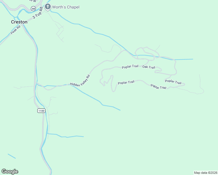 map of restaurants, bars, coffee shops, grocery stores, and more near 881 Poplar Trail in Creston