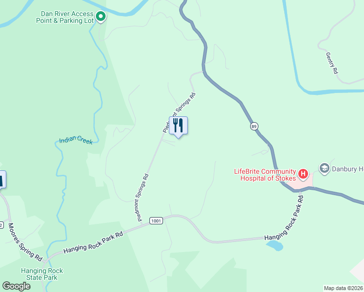 map of restaurants, bars, coffee shops, grocery stores, and more near 1050 Smurf Road in Danbury