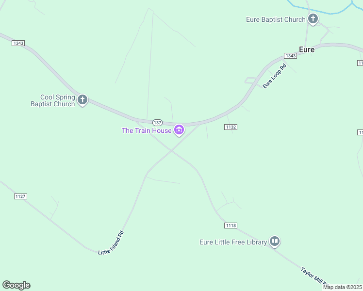 map of restaurants, bars, coffee shops, grocery stores, and more near 30 Little Island Road in Eure