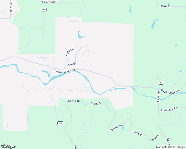 map of restaurants, bars, coffee shops, grocery stores, and more near 12762 Sugar Creek Road in Pea Ridge