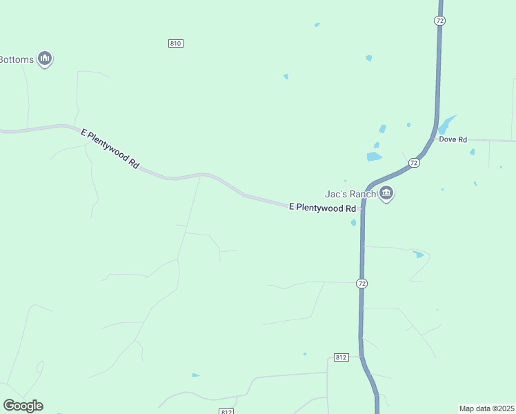 map of restaurants, bars, coffee shops, grocery stores, and more near 9703 East Plentywood Road in Bentonville