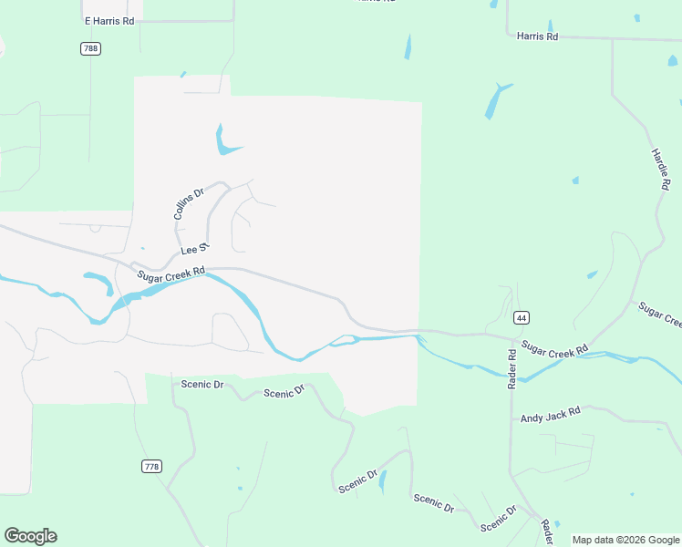 map of restaurants, bars, coffee shops, grocery stores, and more near 12824 Sugar Creek Road in Pea Ridge