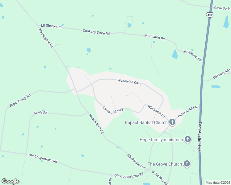 map of restaurants, bars, coffee shops, grocery stores, and more near 3015 Ruths Ct in Greenbrier