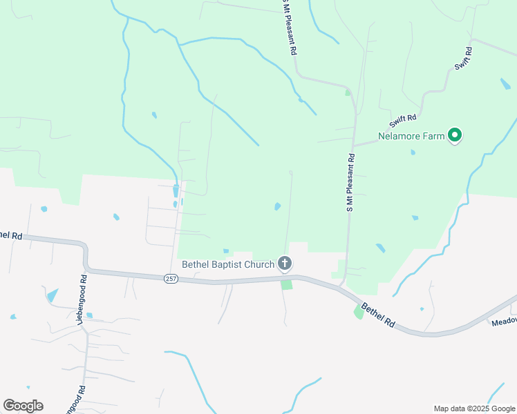 map of restaurants, bars, coffee shops, grocery stores, and more near 2202 Howell Road in Greenbrier