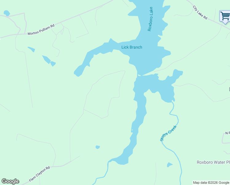 map of restaurants, bars, coffee shops, grocery stores, and more near 1551 Flem Clayton Road in Roxboro