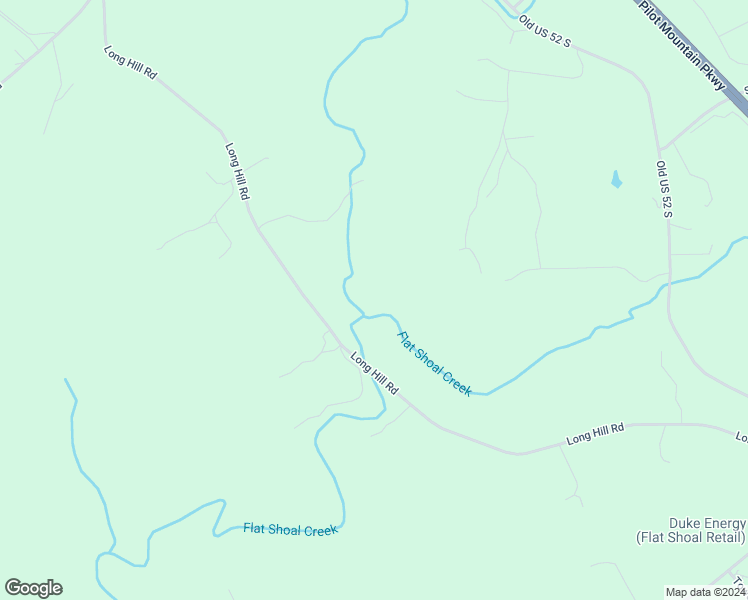 map of restaurants, bars, coffee shops, grocery stores, and more near 589 Long Hill Road in Pilot Mountain