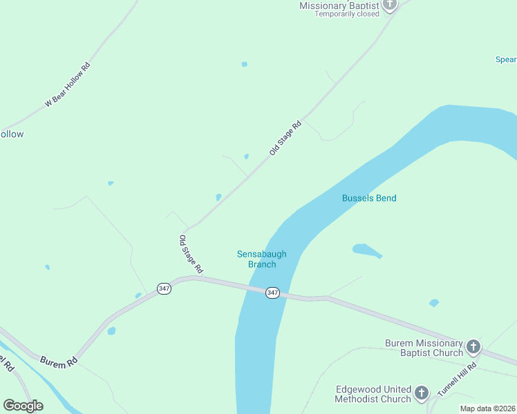 map of restaurants, bars, coffee shops, grocery stores, and more near 1091 Old Stage Road in Rogersville