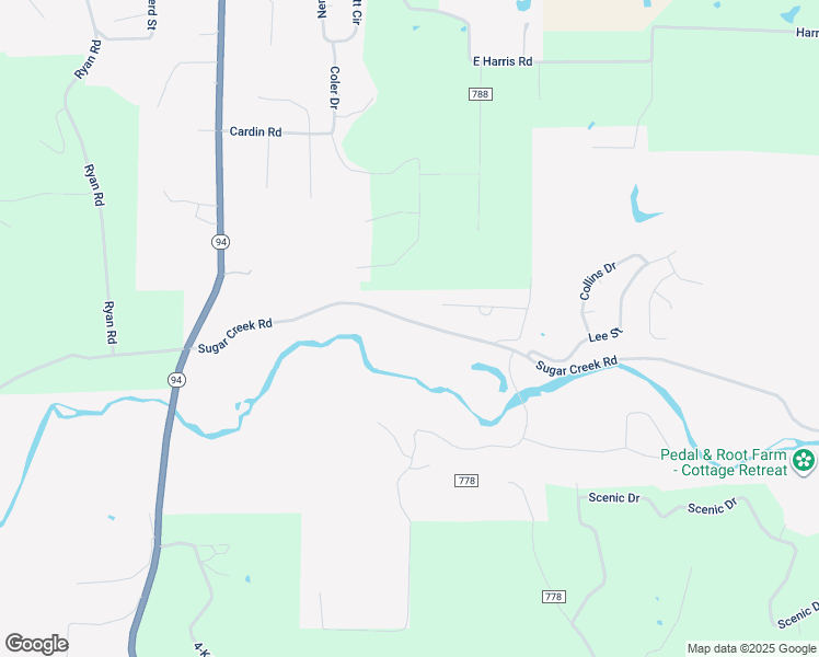 map of restaurants, bars, coffee shops, grocery stores, and more near 12102 Sugar Creek Road in Little Flock