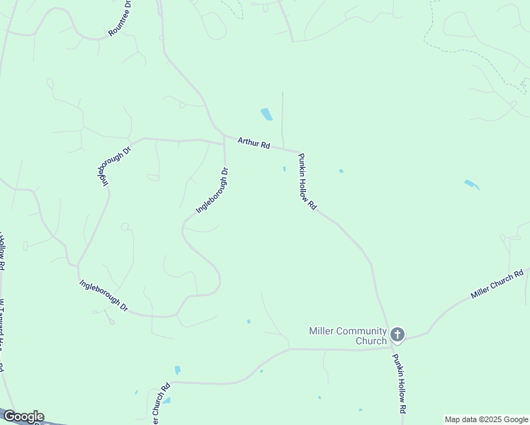 map of restaurants, bars, coffee shops, grocery stores, and more near 13339 Punkin Hollow Road in Bentonville
