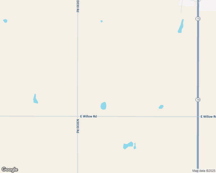 map of restaurants, bars, coffee shops, grocery stores, and more near 18804 East Willow Road in Garber