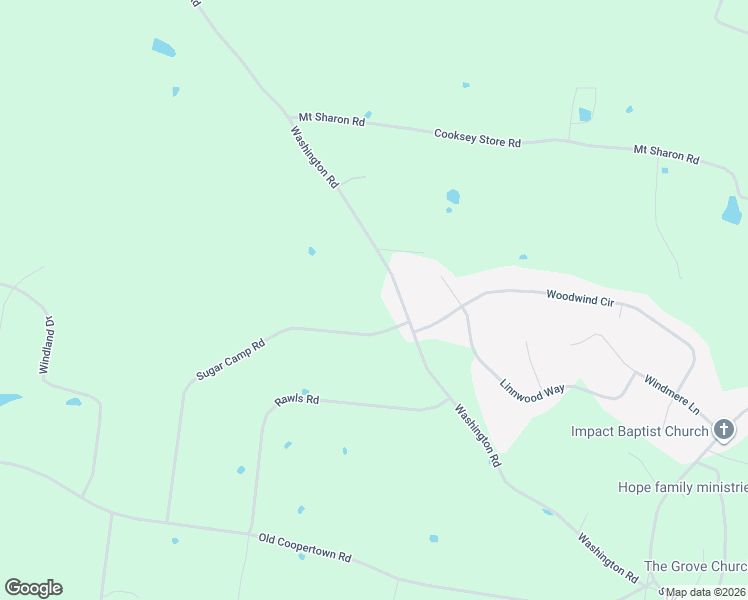 map of restaurants, bars, coffee shops, grocery stores, and more near 2130 Sugar Camp Road in Springfield