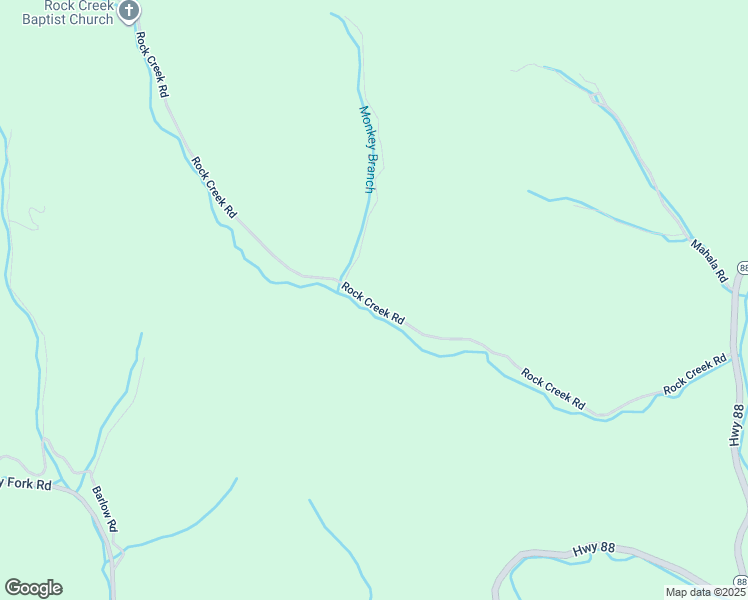 map of restaurants, bars, coffee shops, grocery stores, and more near 1034 Rock Creek Road in Creston