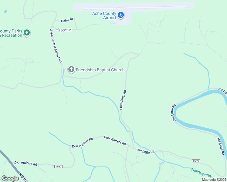 map of restaurants, bars, coffee shops, grocery stores, and more near 1132 Friendship Baptist Church Road in Jefferson