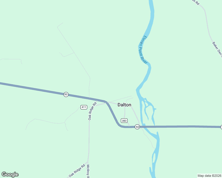 map of restaurants, bars, coffee shops, grocery stores, and more near 339 Township Road in Pocahontas